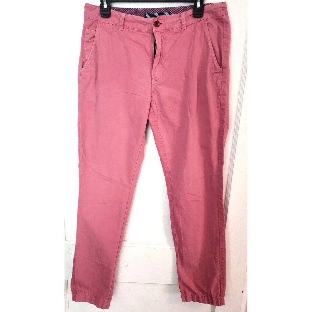 Brooks Brothers Red Fleece 100% Cotton Men's Chino Pants Pink Size 32/32